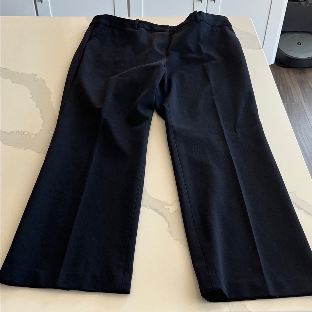 Talbots Black Boot Cut Pants